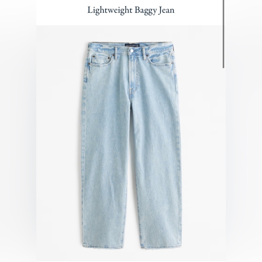 Abercrombie & Fitch Lightweight Baggy Jeans